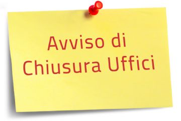 Avviso di chiusura uffici
